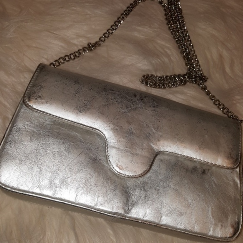 J. RENEE Vintage BEAUTIFUL SILVER J‎ RENEE CROSSBODY/CLUTCH